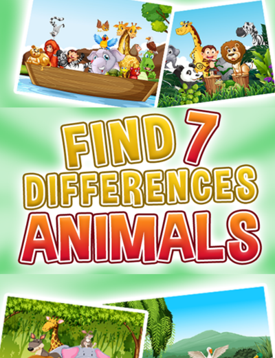 Find Seven Differences Animals